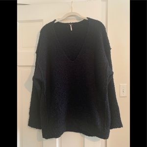 Free people v neck tunic sweater
